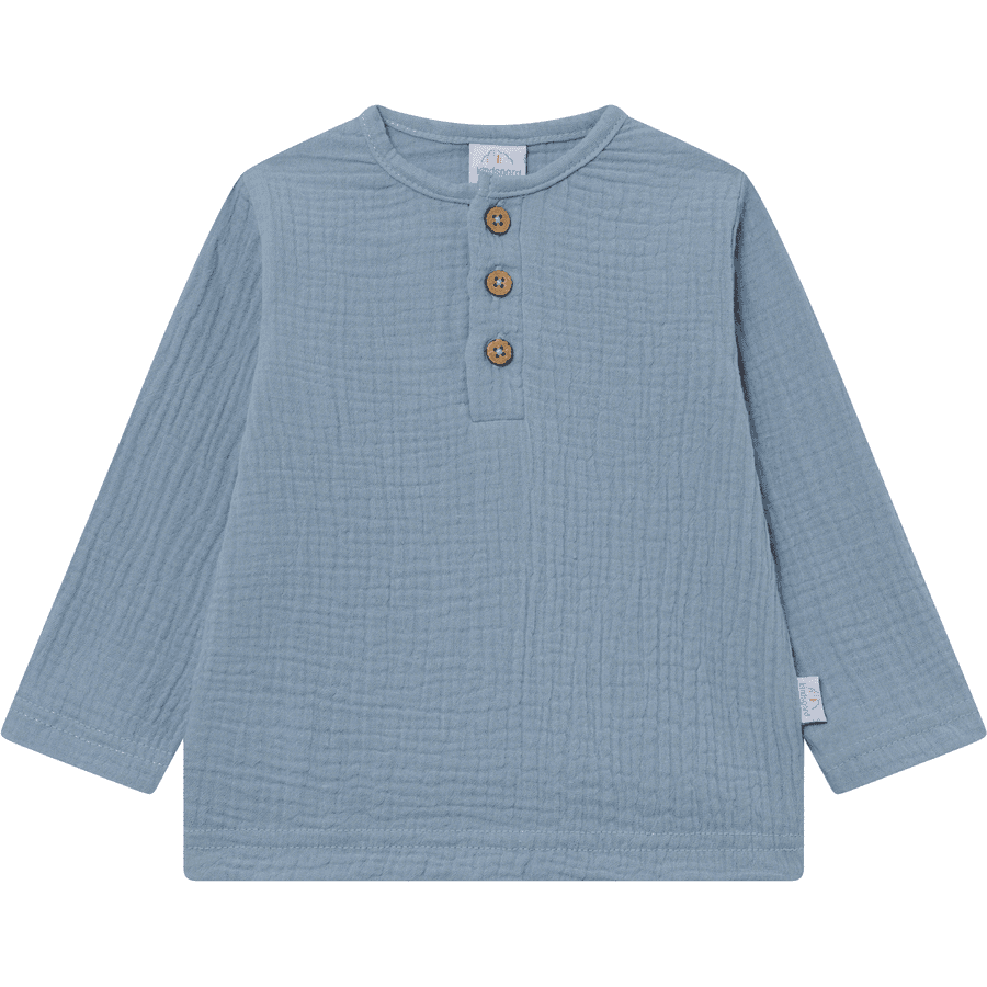 kindsgard Mousseline shirt met lange mouwen solmig blauw