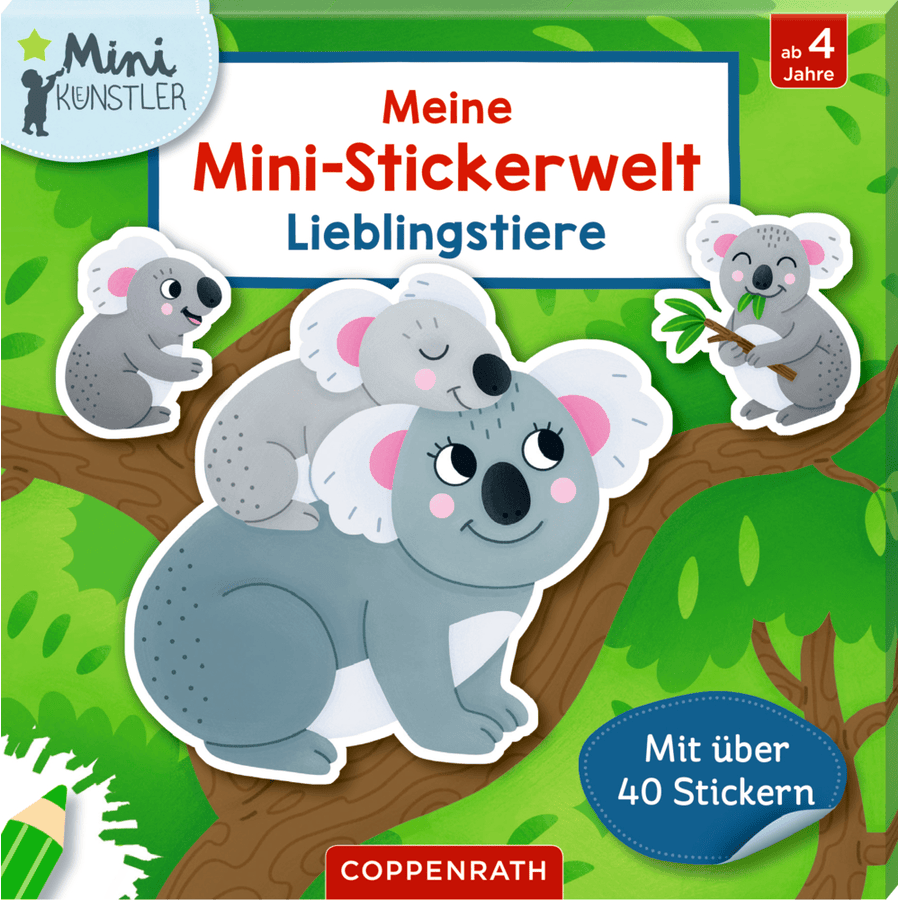 Coppenrath Mi mini mundo de pegatinas: animales favoritos (mini artistas)