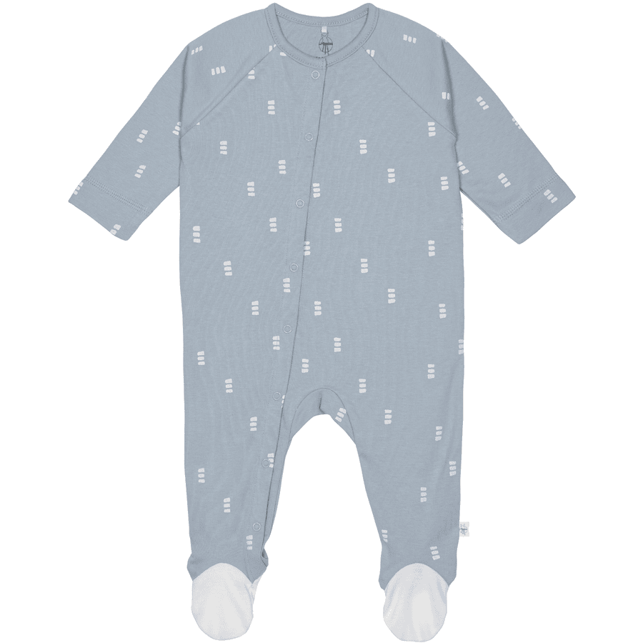 LÄSSIG Blocks Pijama de bebé con pies azul claro