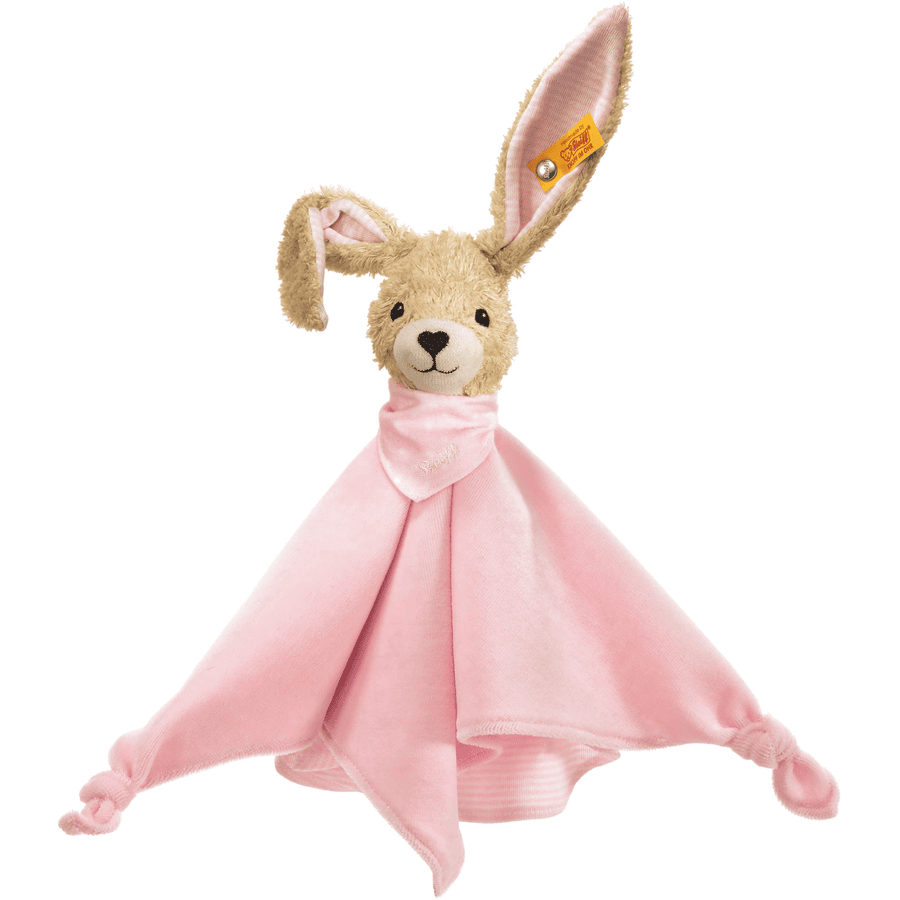 STEIFF Knuffeldoekje „Huppel Haasje” 28 cm roze 