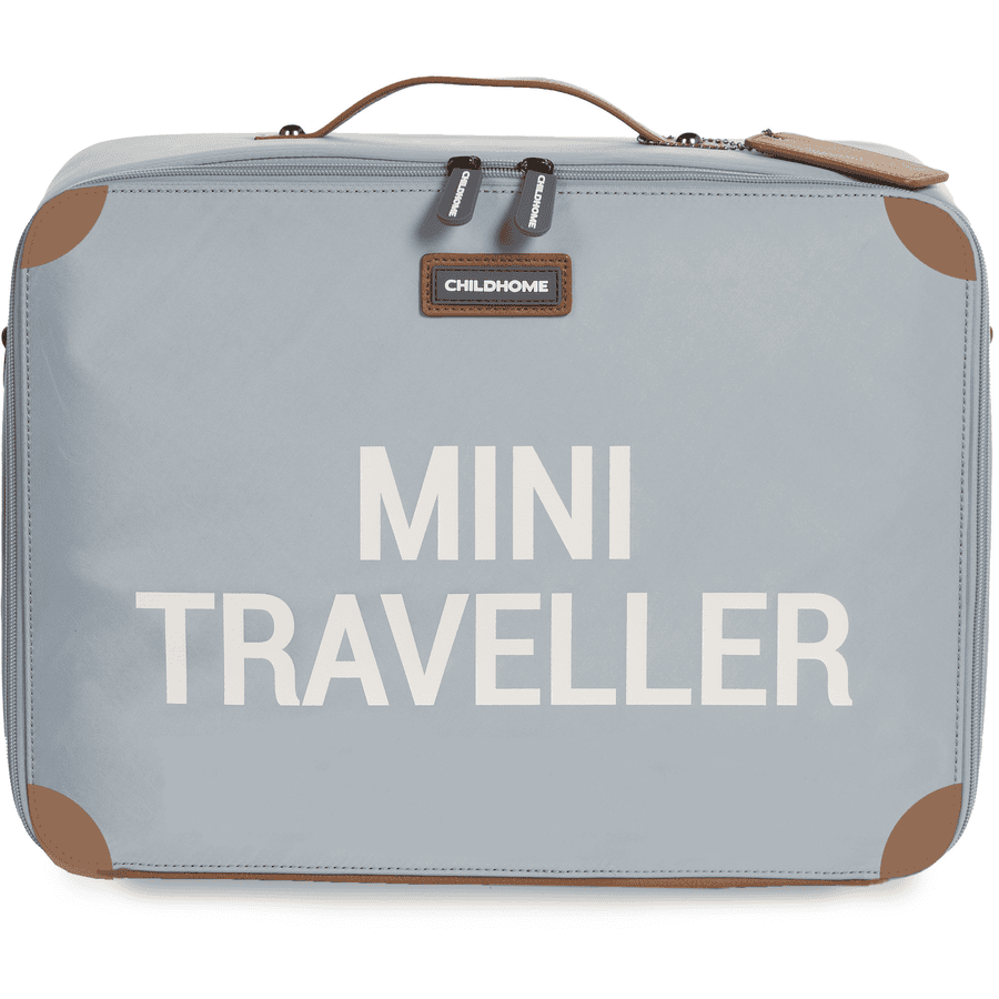 CHILDHOME Kinderkoffer Mini Traveller grau / altweiß