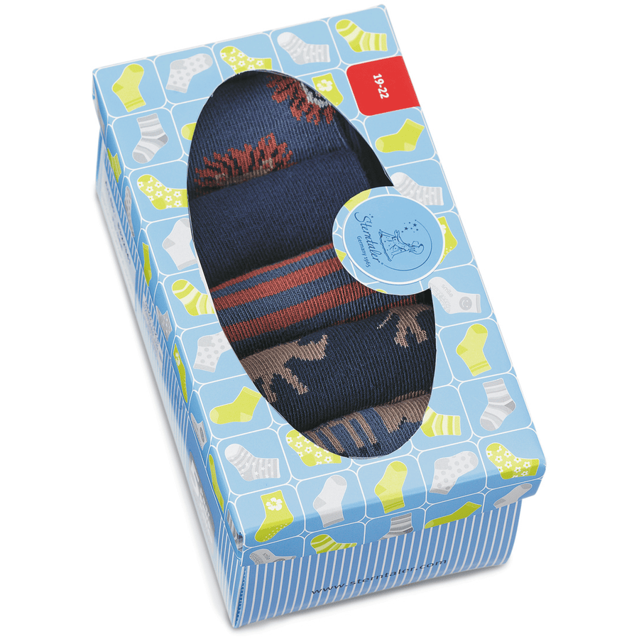 Sterntaler Ponožky 5-pack chlapci modré