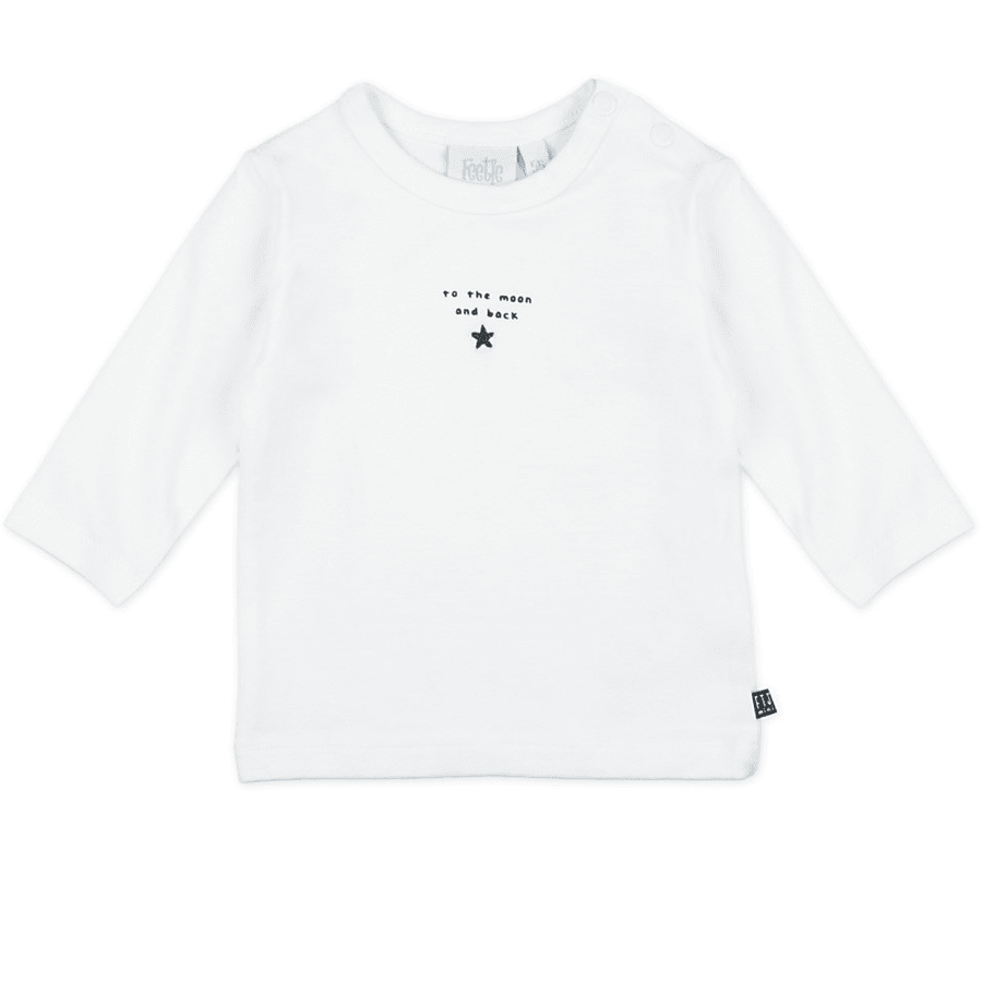 Feetje Longsleeve To The Moon Mini Person white