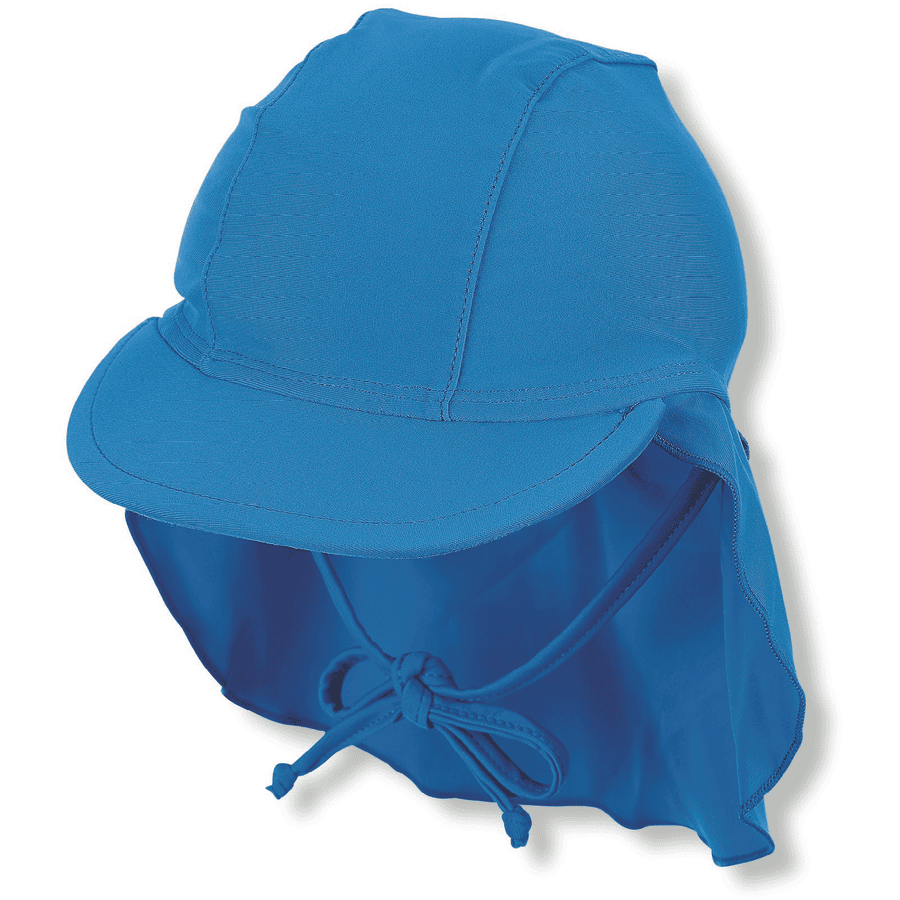 Sterntaler Piekstop met nekbeschermer blauw