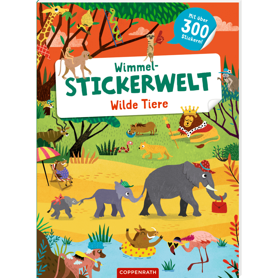 Coppenrath Wimmel-Stickerwelt: Wilde Tiere