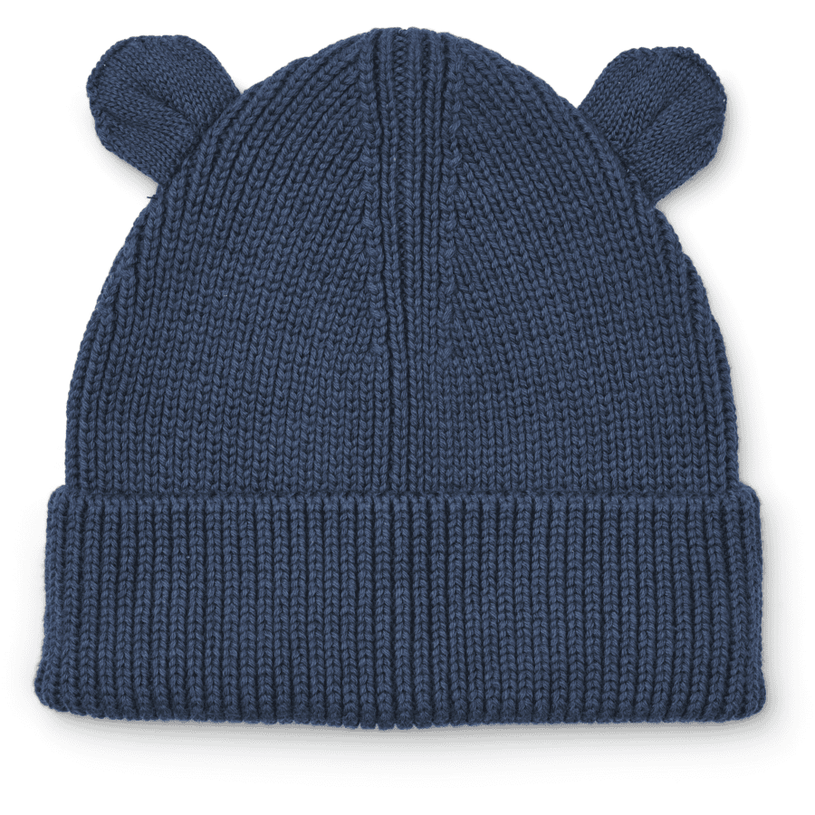 indigo LIEWOOD Gorro de punto Gina con orejas de oso azul