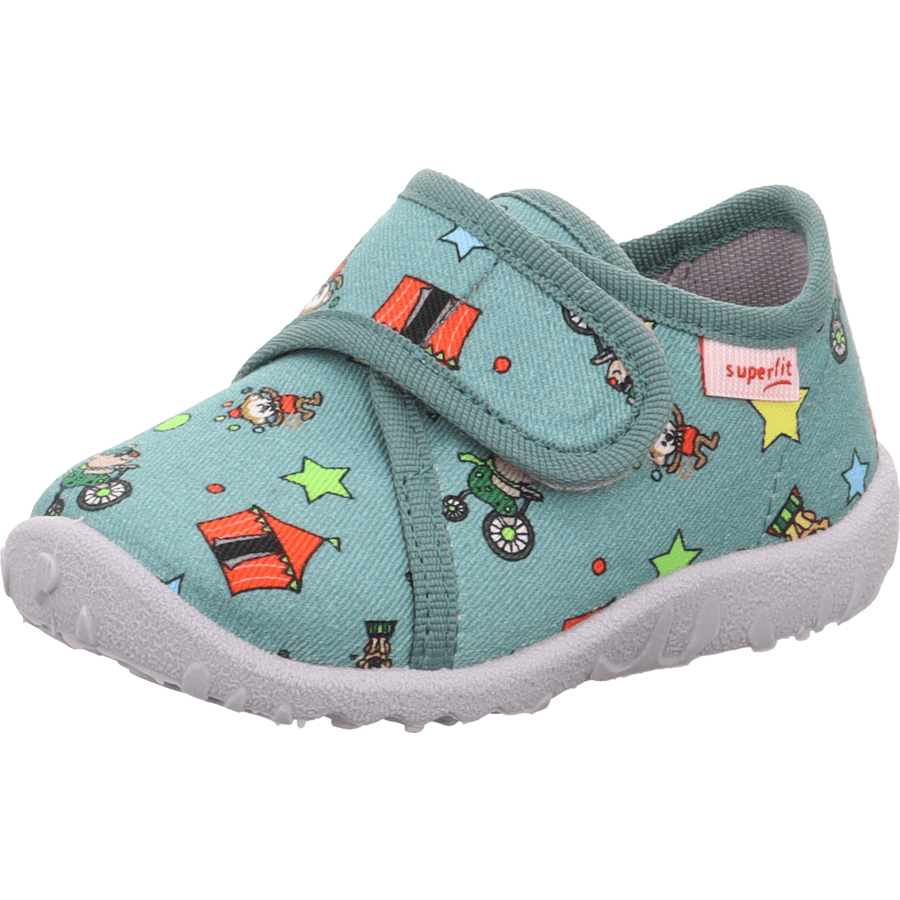 superfit  Slipper Spotty grön (medium)