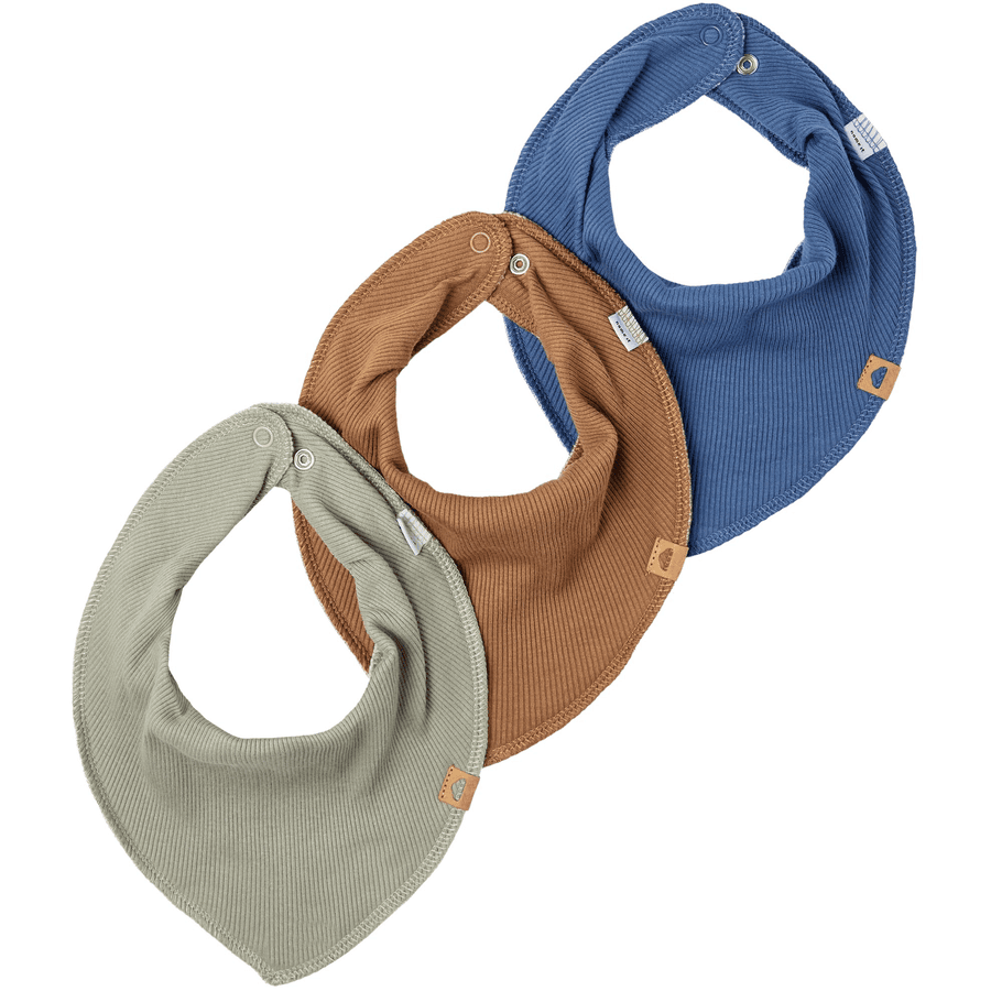 name it Lot de 3 foulards triangulaires Nbmyasimtocky Toasted Coconut