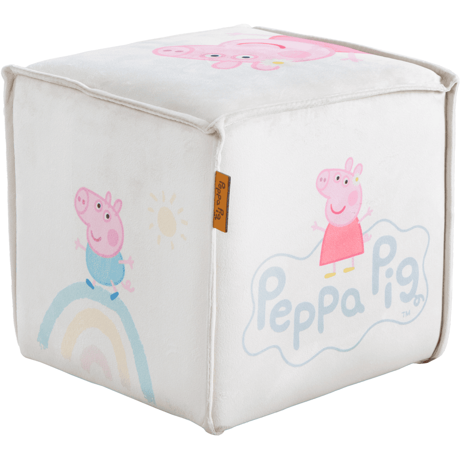 roba Sgabello per bambini a forma di cubo Peppa Pig