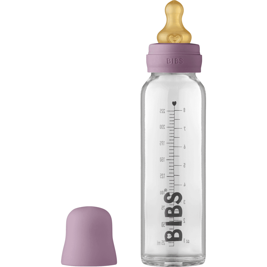 BIBS® Kompletny zestaw butelek dla niemowląt 225 ml fioletowy