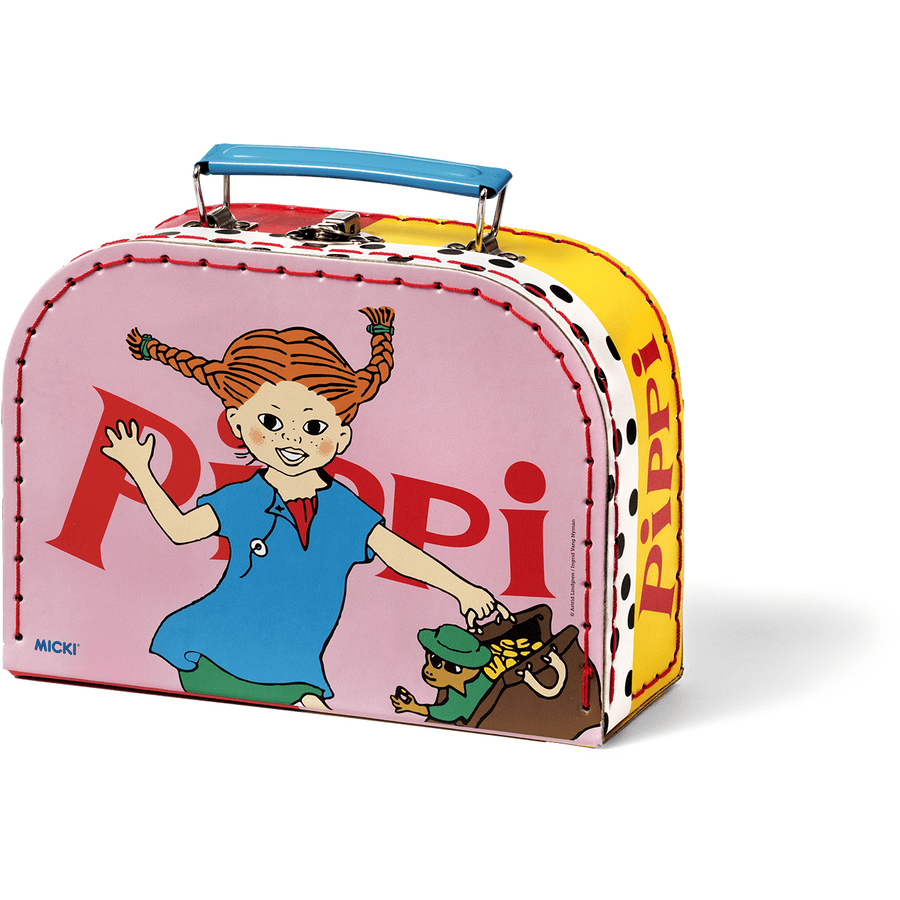 Pippi Langstrumpf Pippi-koffert, 20 cm, rosa