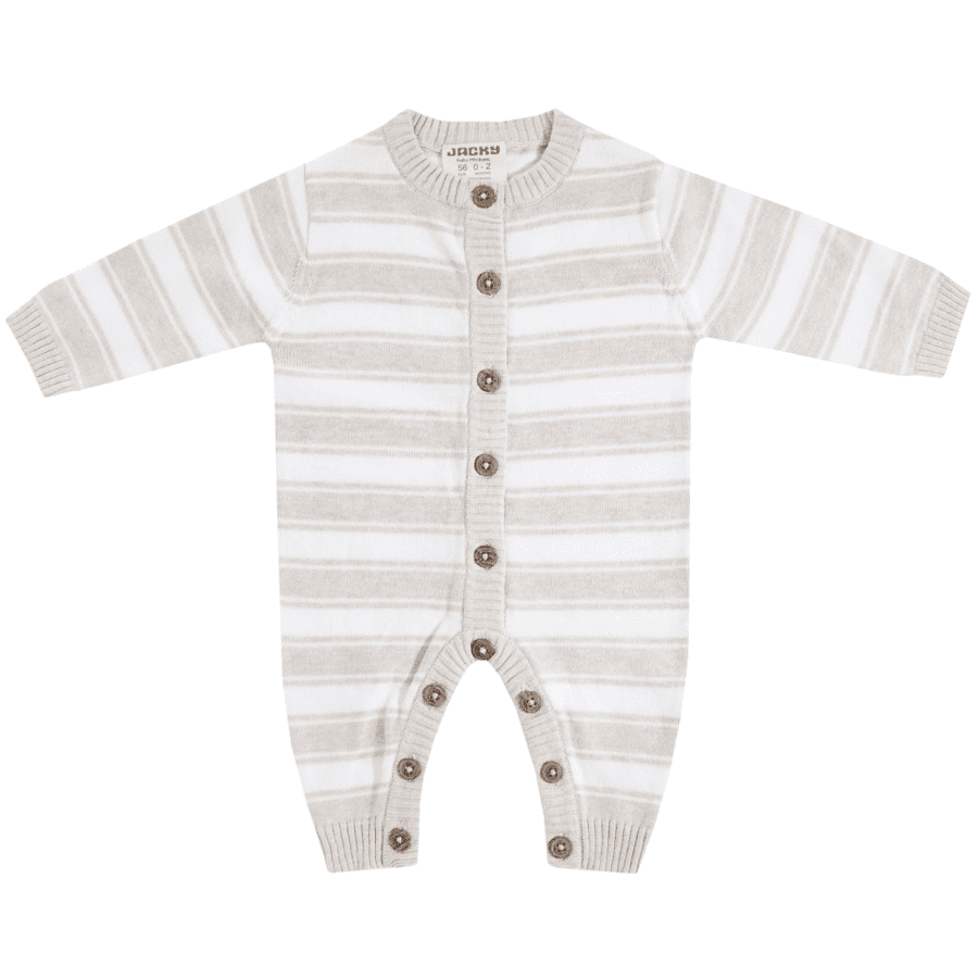 JACKY Stickad overall LITTLE LION beige 