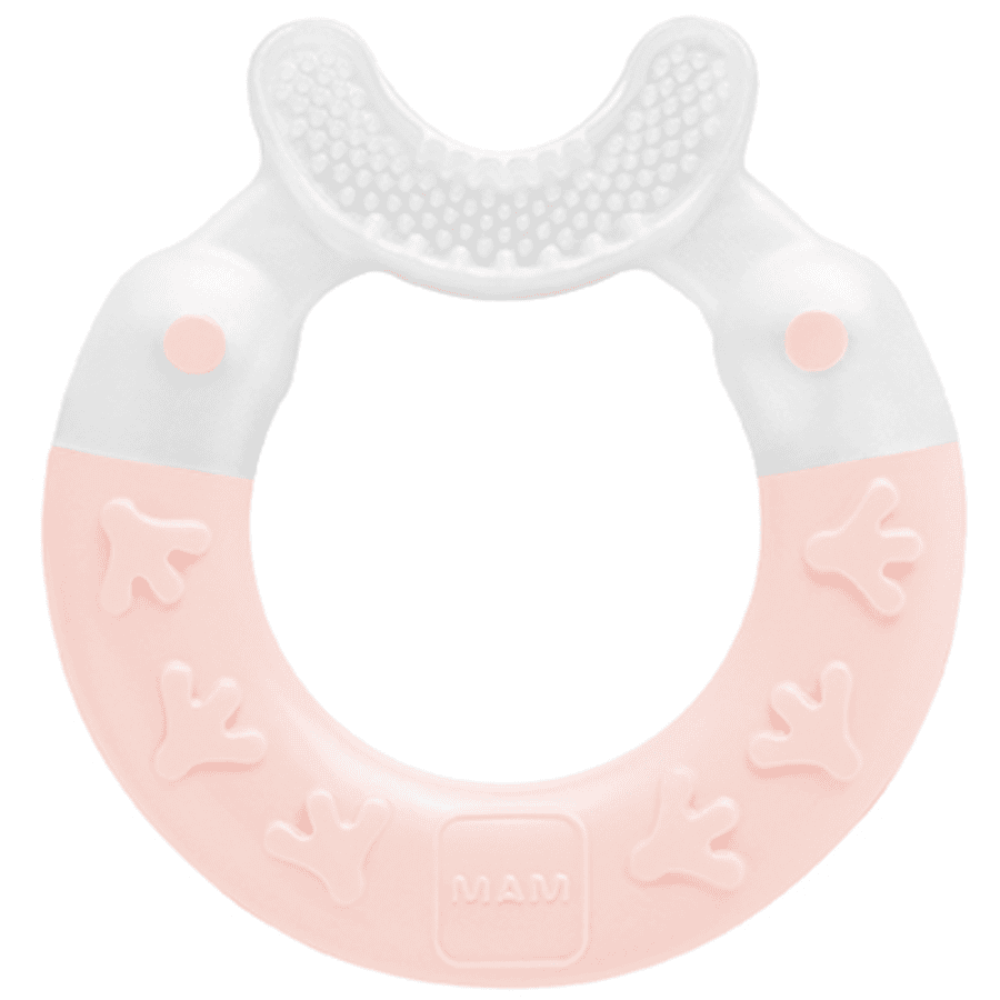 MAM Anneau de dentition Bite & Brush 3 mois+ rose