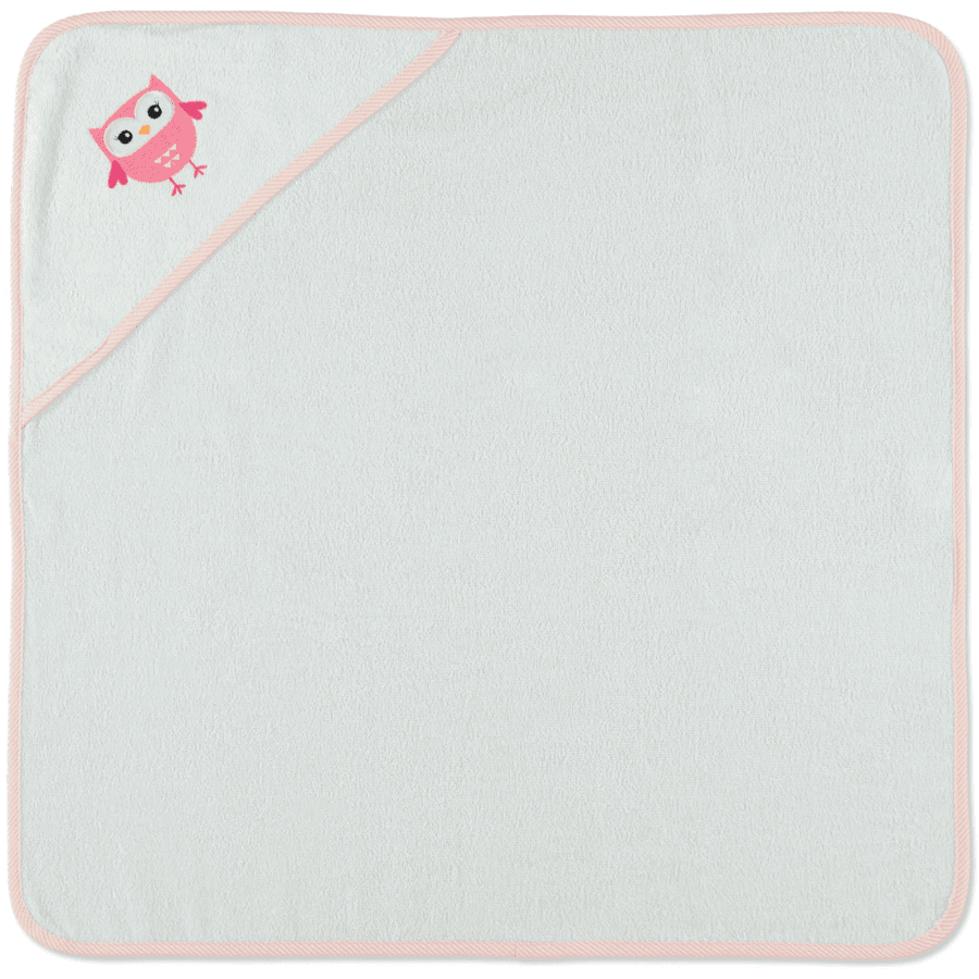 HÜTTE & CO Ręcznik kapielowy Sowa 75 x 75 cm, kolor biały