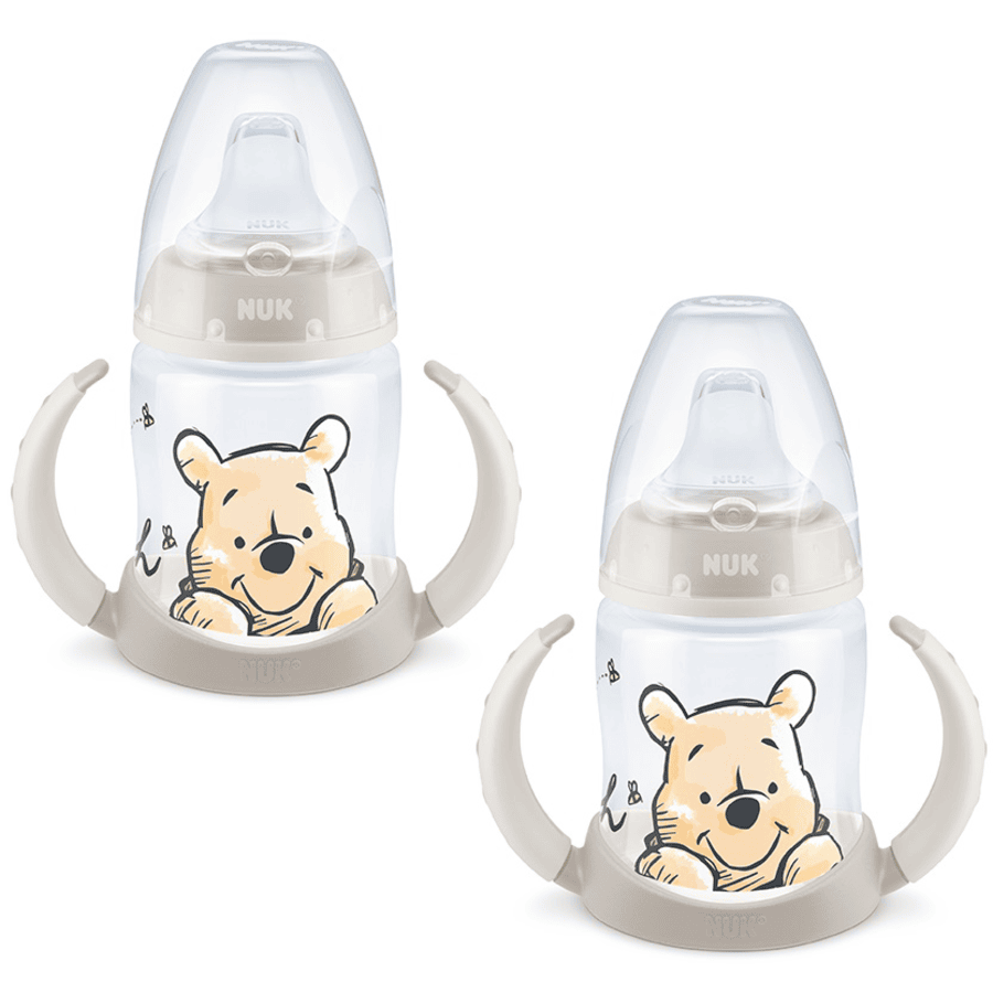 NUK Drikkedunk First Choice  Disney Winnie the Pooh i beige, 2 stk.