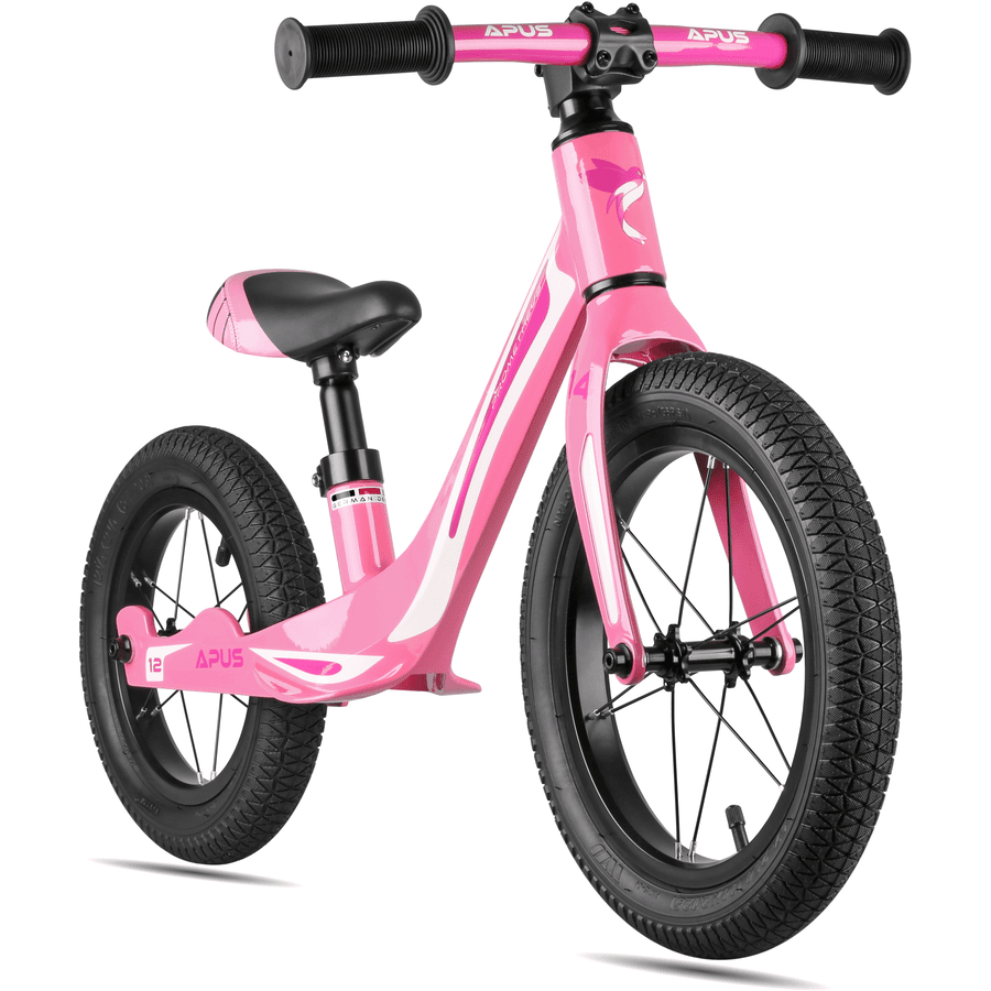 PROMETHEUS BICYCLES® Potkupyörä 14/12", vaaleanpunainen, malli APUS