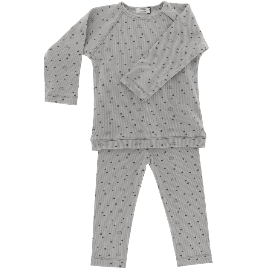 Snoozebaby Ensemble pyjama Milky Rust Rainbow