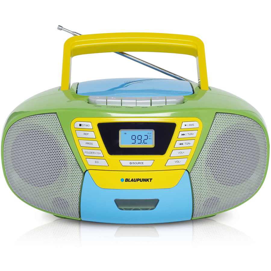 BLAUPUNKT Lecteur CD radio enfant Boombox, USB, Bluetooth cassette multicolore