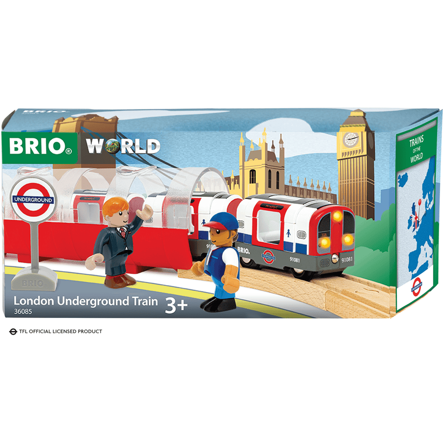 BRIO® WORLD Figurine métro londonien sons lumières Trains of the world 36085