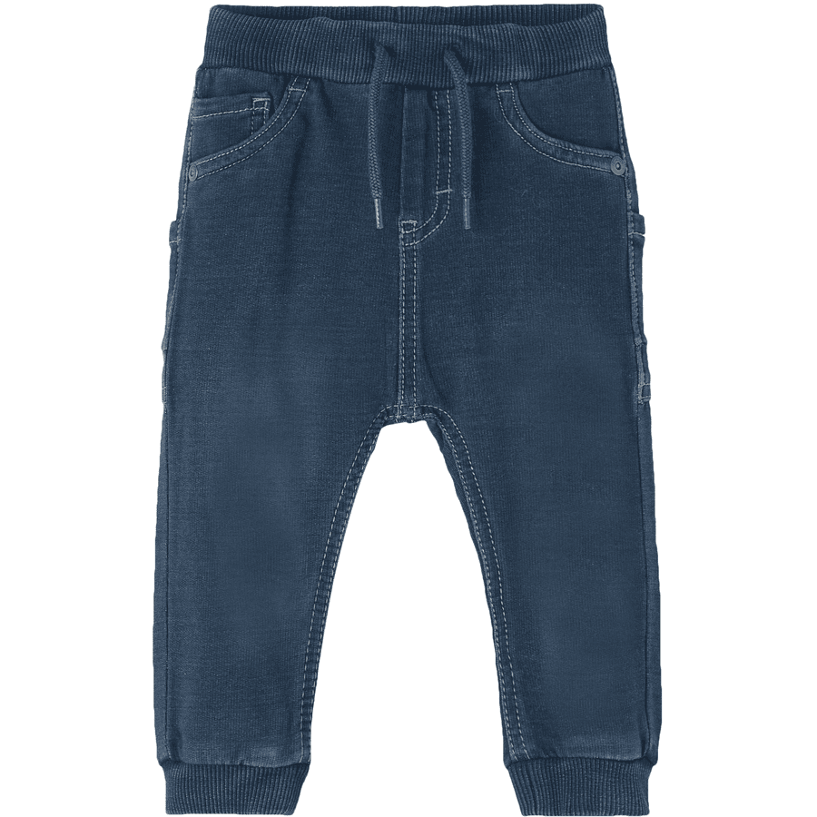 name it Spodnie dresowe Nbmben Granatowy Denim