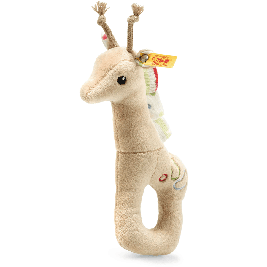 Steiff Greifring mit Rassel Giraffe Tulu 17 cm
