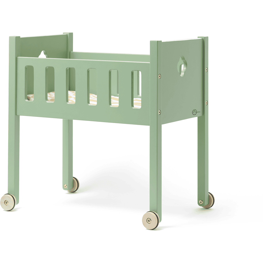 Kids Concept ® Cama de muñecas Carl Larsson verde