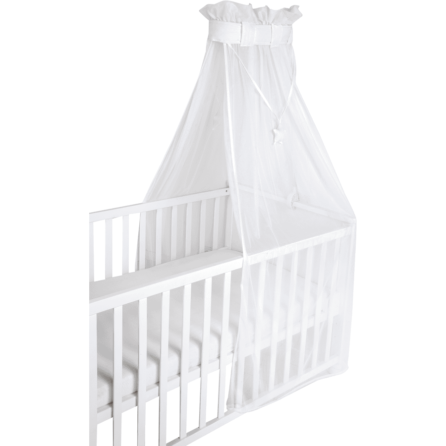 roba Ciel de lit enfant safe asleep uni, blanc mesh