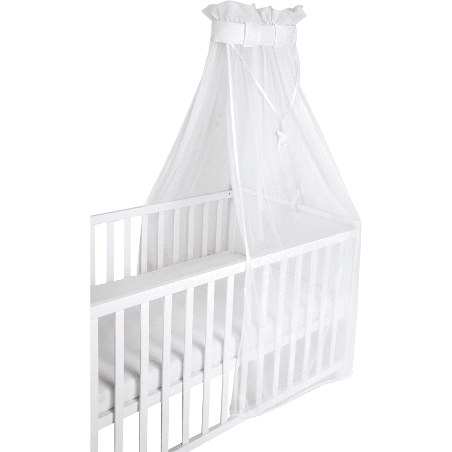 roba Vauvansänky katos turvallinen unessa katos uni, valkoinen, verkko
