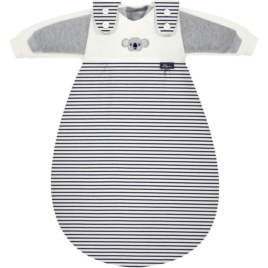 Alvi ® Baby-Mäxchen® 3 stk. økologisk Cotton Ringlets Koala navy