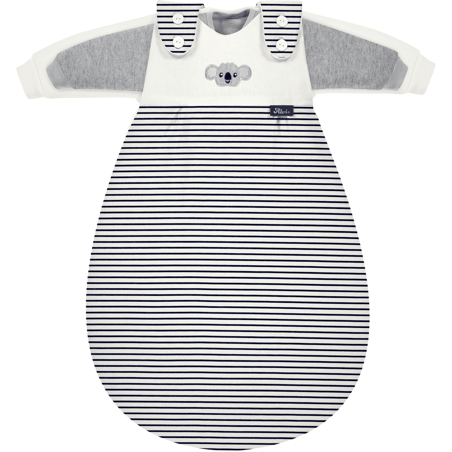 Alvi ® Baby-Mäxchen® 3st ekologisk Cotton Ringlets Koala navy