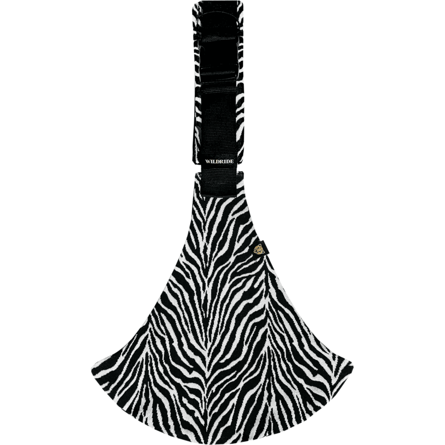 Wildride Black Kinderdraagzak Zebra