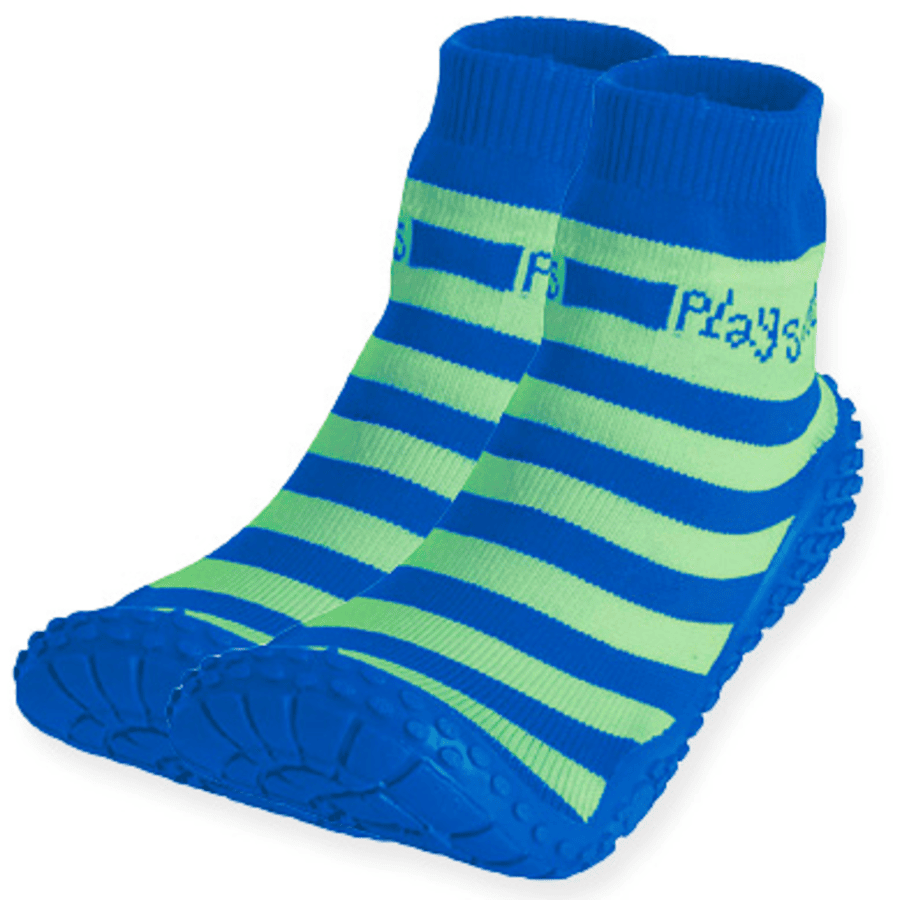 PLAYSHOES aqua sokker blå/grøn
