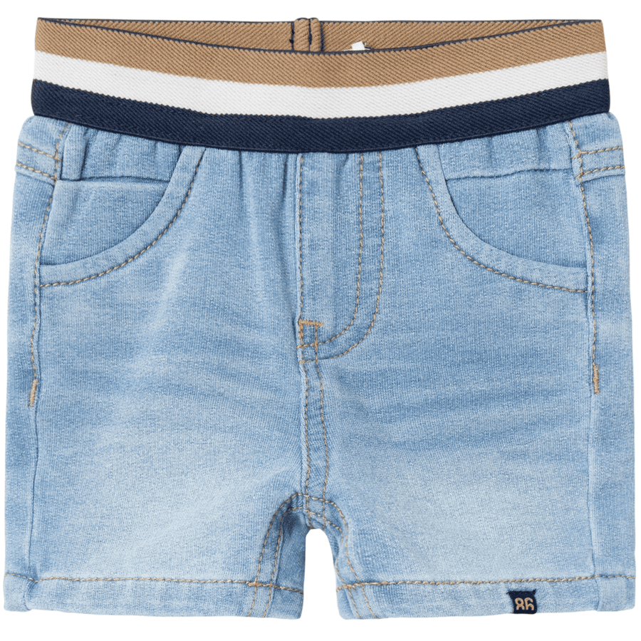 name it Shorts Light Długi denim Nbmsilas Blue Denim