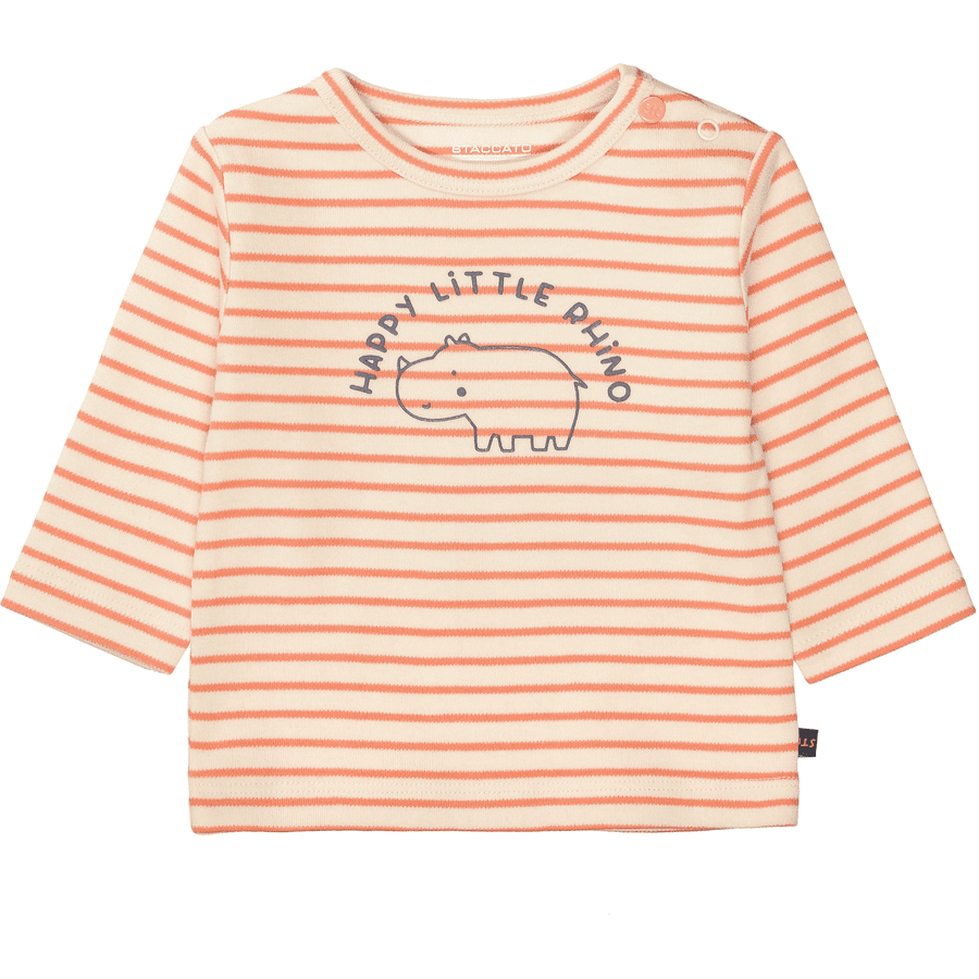 Staccato  T-shirt orange rayé 