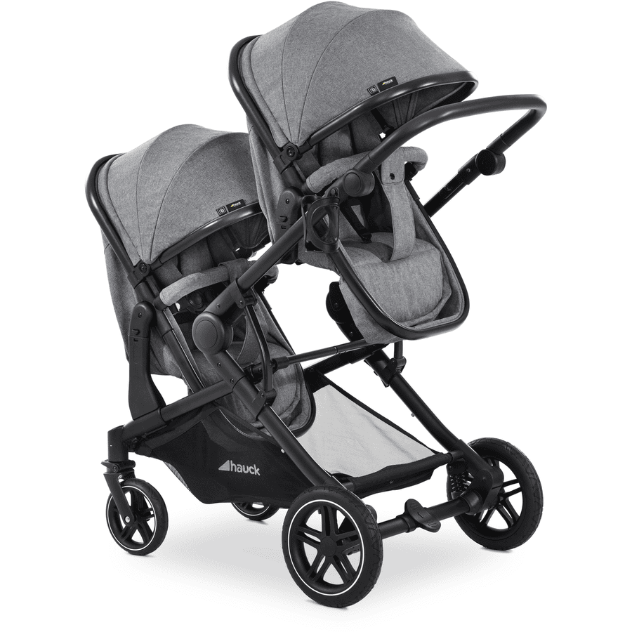 hauck Duo kinderwagen Atlantic Twin Melange Grey