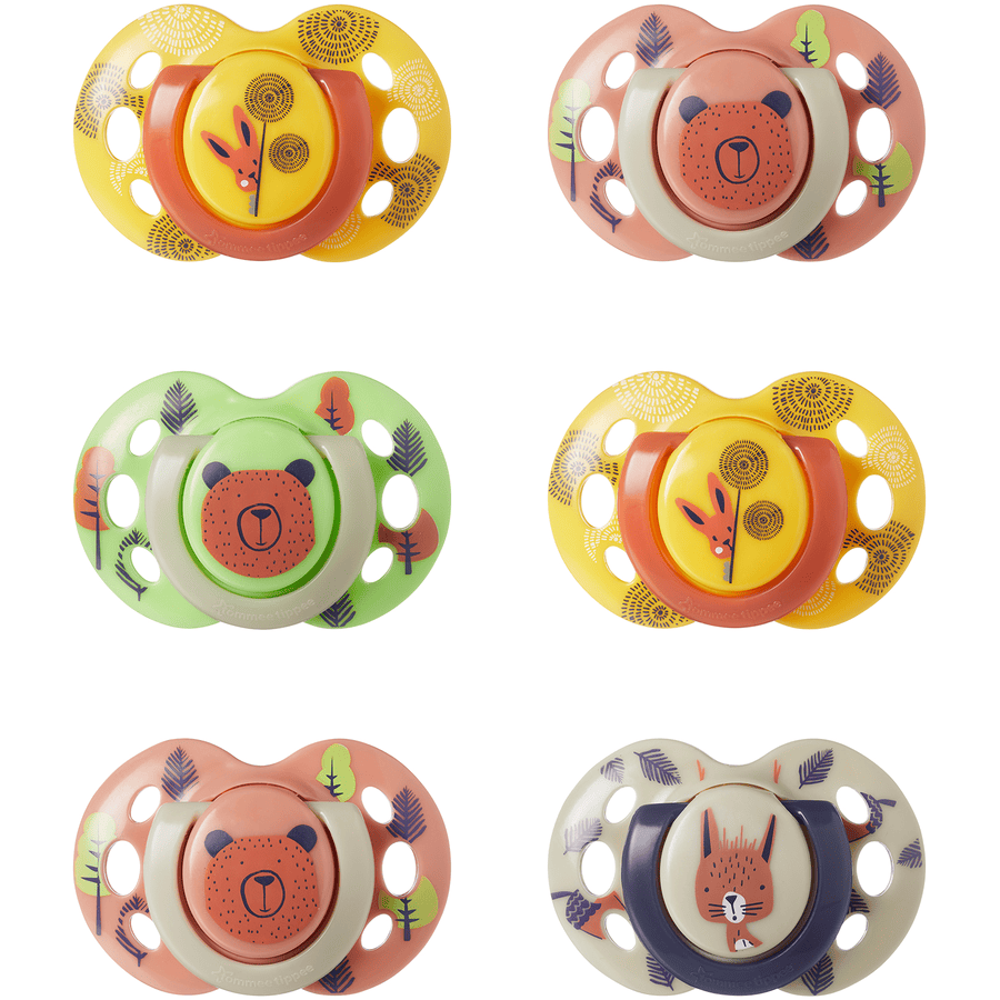 Tommee Tippee Divertimento con il ciuccio per bambine da 6 a 18 mesi NQ9329