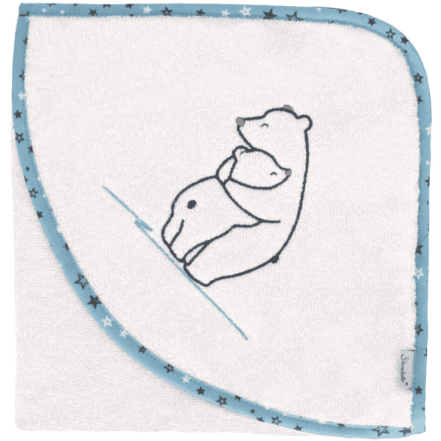 Sterntaler Badehåndklæde med Hætte 80 x 80 cm Elia ecru 