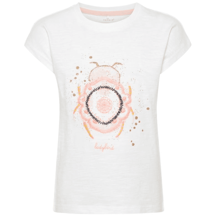 name it Girls T-Shirt Haza Bright White