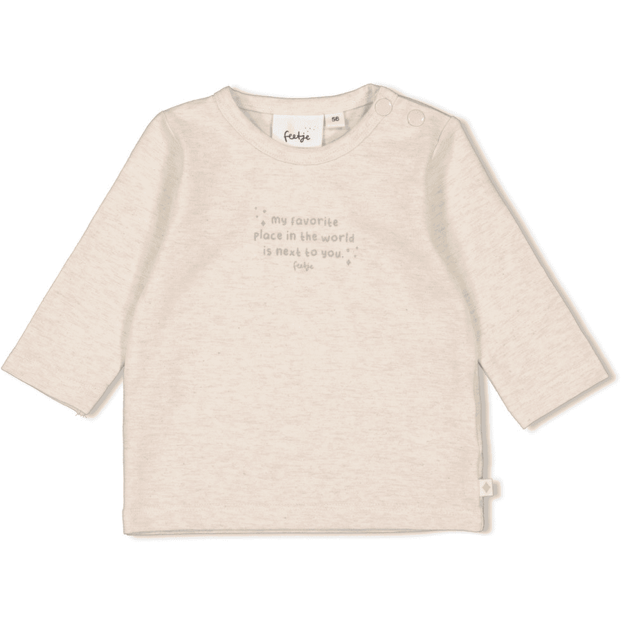 Feetje T-shirt à manches longues The Magic is in You Off white Melange