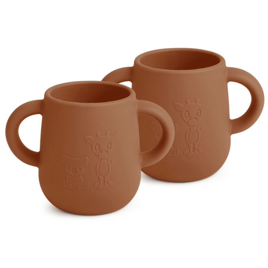 nuuroo Taza para niños Abiola 145ml 2 piezas Caramel Café