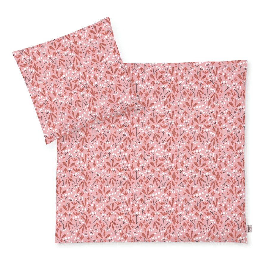 JULIUS ZÖLLNER Jersey-Bettwäsche Flora 80 x 80 cm