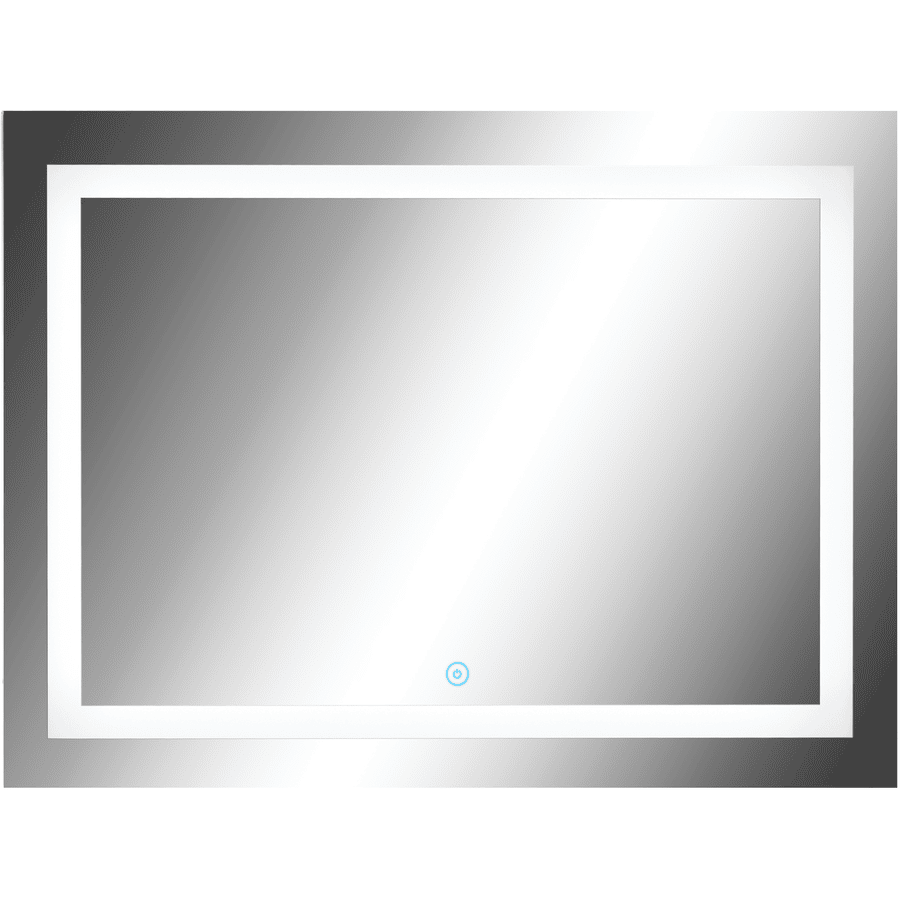 HOMCOM LED Lichtspiegel silber