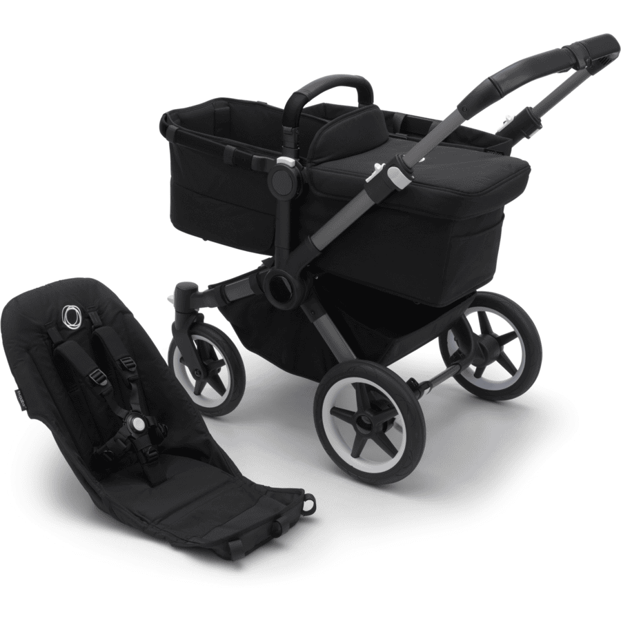 bugaboo Yhdistelmävaunut Donkey 5 Base Graphite / Midnight Black 