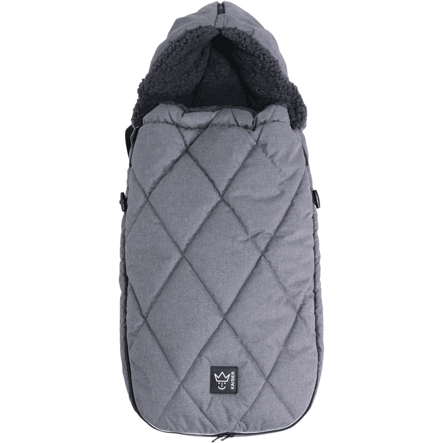 KAISER Chancelière pour poussette universelle hiver XL TOO anthracite