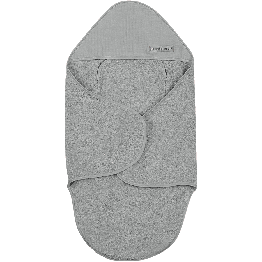 odenwälder Couverture d'emmaillotage bébé éponge grey
