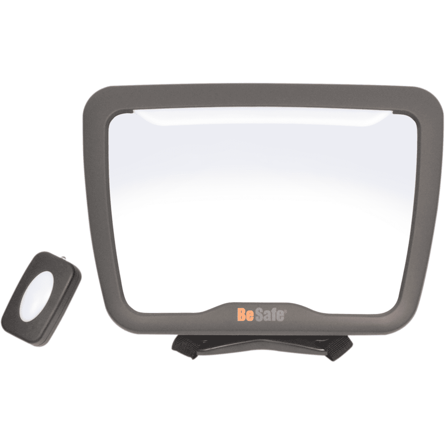 BeSafe XL2 Babyspiegel mit LED-Licht und Fernbedienung