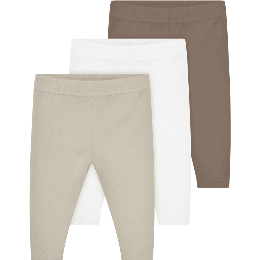 kindsgard Leggings bensker 3er-Pack braun