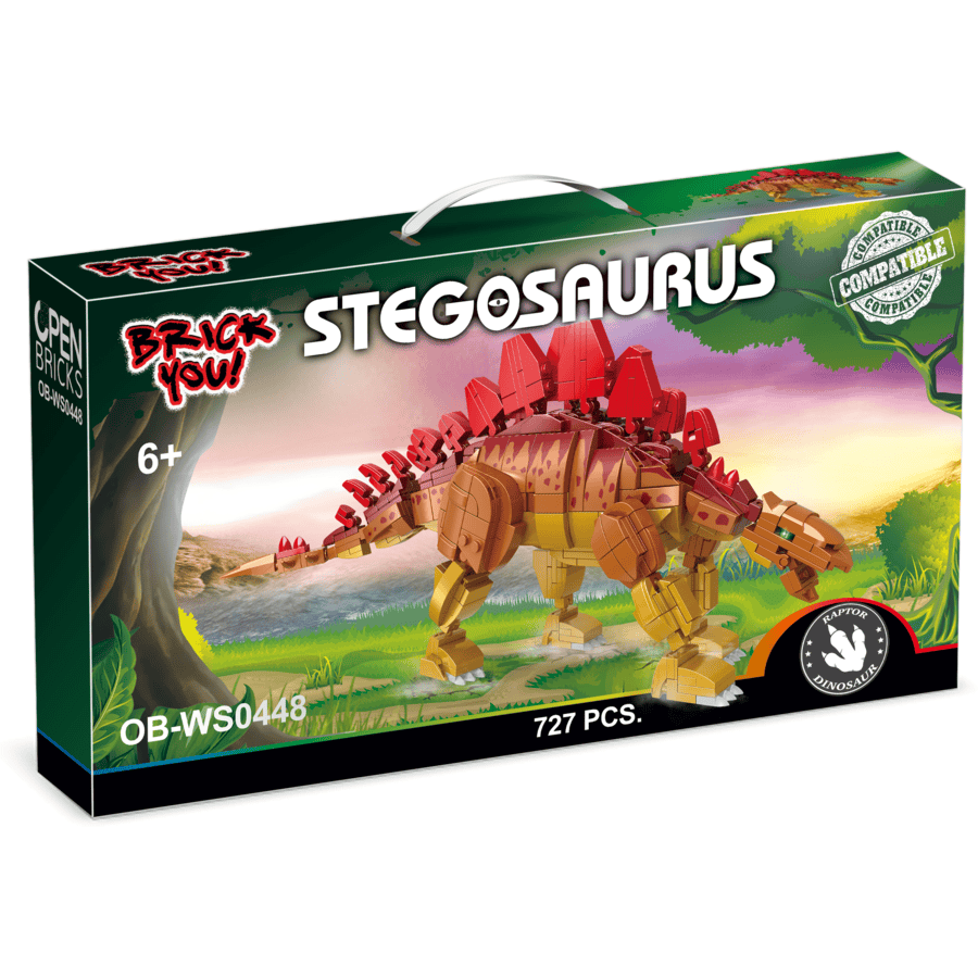 Ladrillos abiertos Stegosaurus