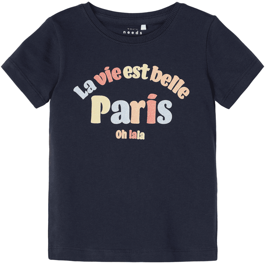 name it T-shirt enfant Nmfveen Paris Dark Sapphire