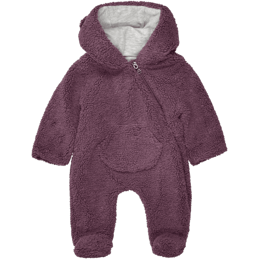 STACCATO Plüschoverall mauve 